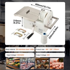 Stainless Steel Commercial Manual Hand-Rolling Sausage Tying & Knotting Machine