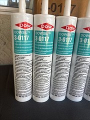 DOWSIL 3-0117 Silicone Insulating Glass Sealant Black Lot of 12 NEW Exp 02/2024