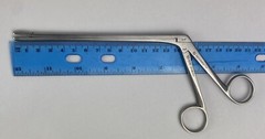 Symmetry 53-1210 Spurling IVD Rongeur 4mm x 10mm Cup STRAIGHT 6in Shaft 8.5in L