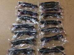 ASSORTED BOX OF SUNGLASSES SUN GLASSES SET OF 14 GLASS COLORED SMALL LENS