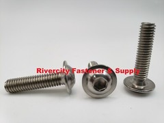 (5) M5-0.8×10 Stainless Flange Button Head Allen Cap Screws M5x.8x10mm Screw