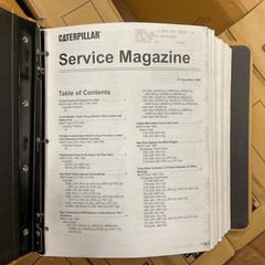 CAT Caterpillar SERVICE INFORMATION LETTER MAGAZINE ENGINE NEWS REFERENCE MANUAL