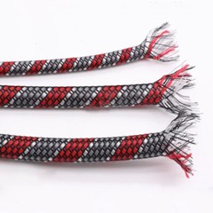 4/8/12MM Braided Soft PP Cotton Yarn + PET Expandable Sleeving Cable Wire Sheath