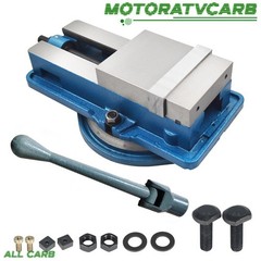 ALL-CARB 6″ ×7.5″ Lockdown CNC Milling Machine Bench Vise W. 360° Swiveling Base