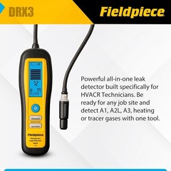 Fieldpiece DRX3 All-in-One Digital Refrigerant Combustible Gas Leak Detector A2L