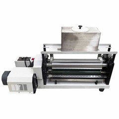 Paper Lather Glue Coating Machine Double-Sided Glue Applicator 15.3″ Soft Roller