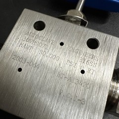 Parker Autoclave Engineers 30VM9071 Needle Valve 316SS MAWP 30,000 PSI @ RT