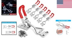 Adjustable Toggle Latch 6 Pack – 330Lbs Corrosion-Resistant Clamps with Screws