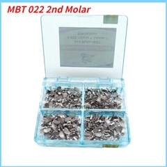 50Sets Dental Orthodontic Buccal Tube 1st 2nd Molar Tube Roth MBT 022/018 Mesh
