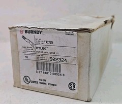 Box of 10 – Burndy YA272N Hylug 502324 – 3/0 AWG CU 2 Hole Compression Lugs