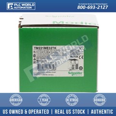 Schneider TM221ME32TK Modicon M221 Book Logic Controller, Ethernet, Brand New