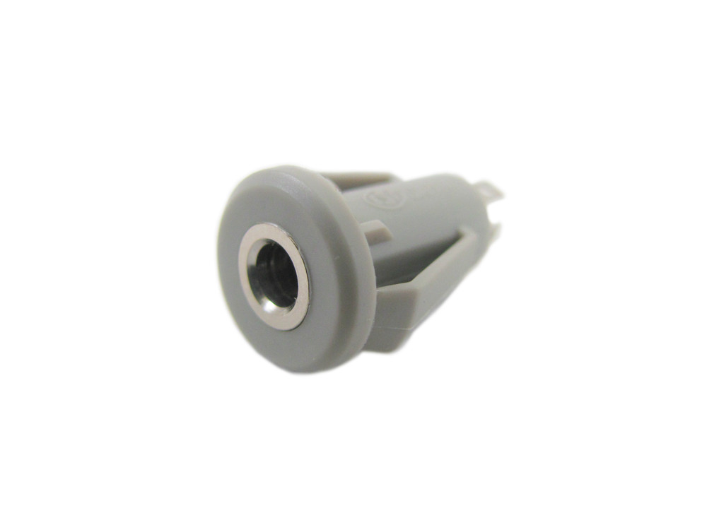 3.5mm Cellphone TRRS Mini Plug 4 Cond Jack – Snap-In Panel Mount PHIL 70-539B