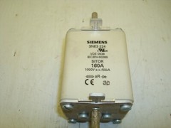 SIEMENS 3NE3-224 FUSE 160 AMP 1000VAC