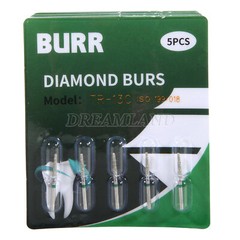 50pcs Dental Diamond Burs Coarse TR-13C Taper Round End FG 1.6mm High Speed Bur