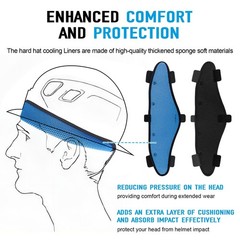 Hard Hat Sweatbands, Sweat Band for Safety Helmet, Washable Hard Hat Cooling …