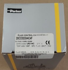*NEW SEALED BOX* Parker 20CC02GV4C4F Solenoid Valve 1/8″ 2-Way 625Psi + Warranty