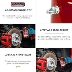 Sure Shot A1000R 1 Quart Enameled Steel Sprayer, Red