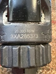 MATCO Tools MT5883 .85HP Right Angle Die Grinder Blue ~ Nice!