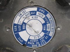 HENRY VOGT CR-13 B-45270R12 SW-701 1975PSI 1″ NSNP