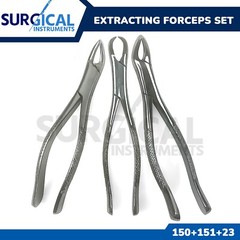 Dental Extracting Extraction Forceps # 150+151+23 Surgical Instruments German GR