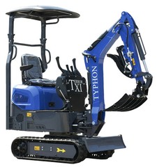 13 Attachments Bundle TERROR XI Mini Excavator Digger 13.5hp Gas B&S EPA Engine