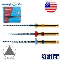 3Pcs Dental Reciprocating Endo Files Niti Rotary Root Canal endodontic File 25MM