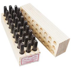 Young Bros Stamp Works 06271 Steel Stamps Set, 2-5/8″ Shank L, Steel, 6271