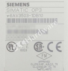 Surplus Open Siemens 6AV3503-1DB10 6AV3 503-1DB10 SIMATIC OP 3 Operator Panel