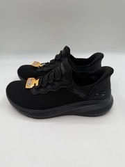 Skechers SlipIns Squad Chaos SR-Jasul Work Shoes,Women’s 5.5M,Black,EH/SR,108194