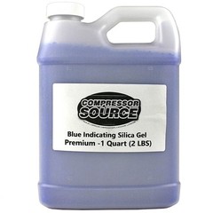 2 LBS 1 Quart of Dessicant Beads For Desiccant Air Dryers Silica Gel Blue