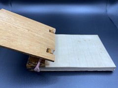 Handmade & Painted In Costa Rica Wooden Journal/Diary/Notebook, 5.25×3.5”, Cute!