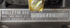 Allen-Bradley 892710 440 V AC Push/Pull-Type Linear Solenoid w/ 45A217 Coil