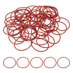50Pcs AS568 AS-026 Silicone O-Ring, 70A Durometer, 1-1/4″ ID, 1-3/8″ OD, 1/16″ W