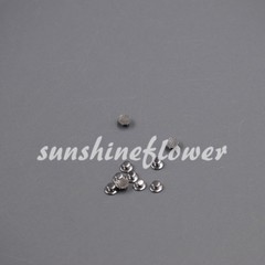 10 Pcs/1 Pack Dental Orthodontic Lingual Buttons for Bondable Round Base Brand