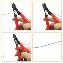 4 in 1 Wire Service Pliers Crimper Stripper Cutter Gripping for 12-20AWG Cable