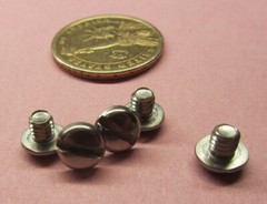 18-8 Stainless Steel Pan Head Slotted Machine Screw 8-32 x 3/16″, 300 pcs