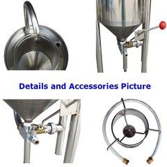 55lbs/25kg Commercial Rice Washer Pressure Type Stainless with Flow Water