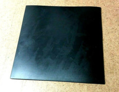 Neoprene Rubber Solid Flex Sheet 1/8″ Thick x 8″ x 8″ Sq Pad 60 Duro Std