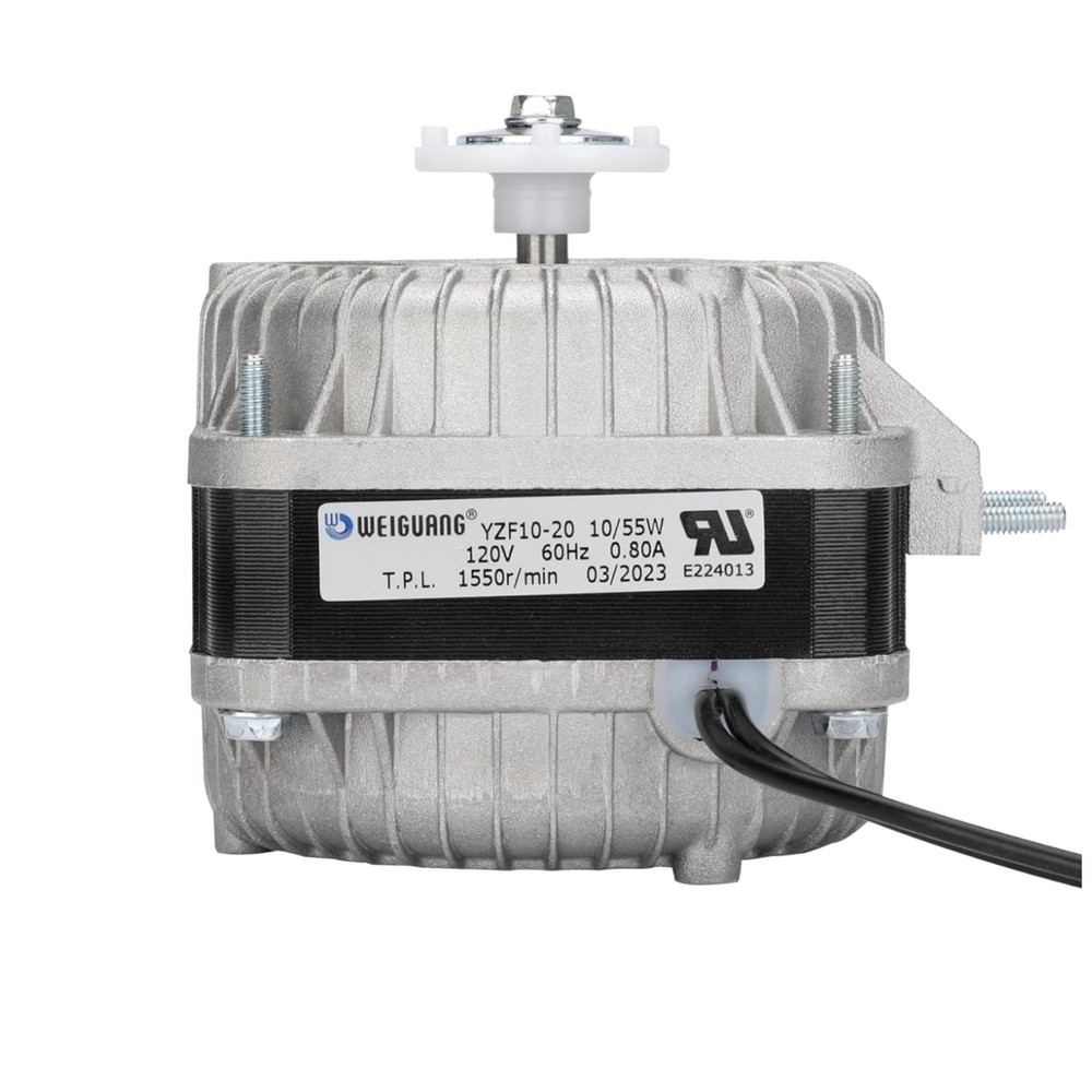 Easy-to-Install Shaded Pole AC Motor 120V 10/55W for Refrigeration Needs