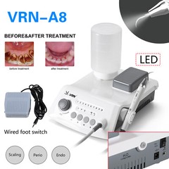 VRN-A8 Dental Wireless Ultrasonic Scaler with LED Detachable Handpiece Bottle