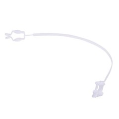 20 Pcs Dental Disposable Bib Clips Plastic Scarf Bib Napkin Holder Flexible
