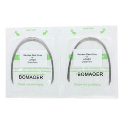 5-200 Packs 014 Upper Dental Orthodontic Stainless Steel Round Arch Wire Ovoid