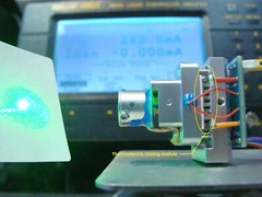 Qty: 3 Laird Thermoelectric Peltier Module 15 x 15 x 3.6 mm + 7mm Hole laser TEC