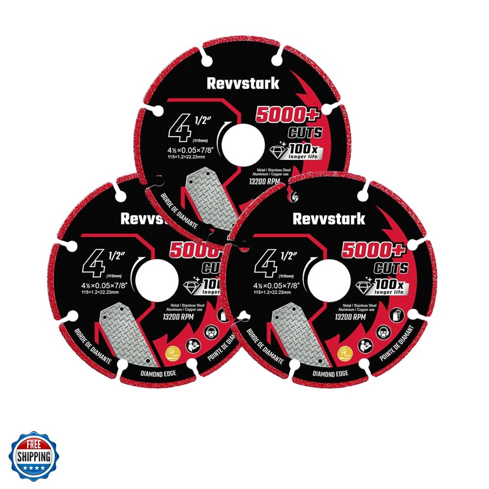 4 1/2 Inch Diamond Cutting Wheel, 4-1/2 Cut Off Wheel for Angle Grinder, 5000…