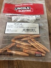 NOS – Lincoln Electric KP14T-45 Contact Tip Tapered .045 in (1.2 mm) 9 pack
