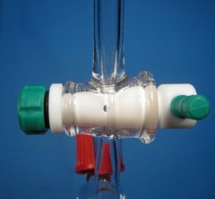CHEMGLASS 10 ML PEPTIDE SYNTHESIS VESSEL SOLID PHASE “C” FREE SHIPPING 68-A