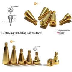 Dental Ti Abutment Healing Straight ZEST Locator Osstem Hiossen ET Lab Analog