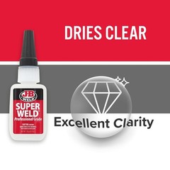 J-B Weld 33120H SuperWeld Glue – Clear Super Glue – 20g