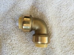 PLUMBING LOT OF 10 PIECES 1/2″ SHARKBITE STYLE PUSH FIT 90 ELBOW