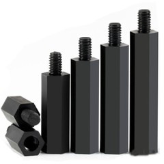 M4 Male-Female Plastic Nylon Hex Column Standoff Screws Support Spacer Pillar